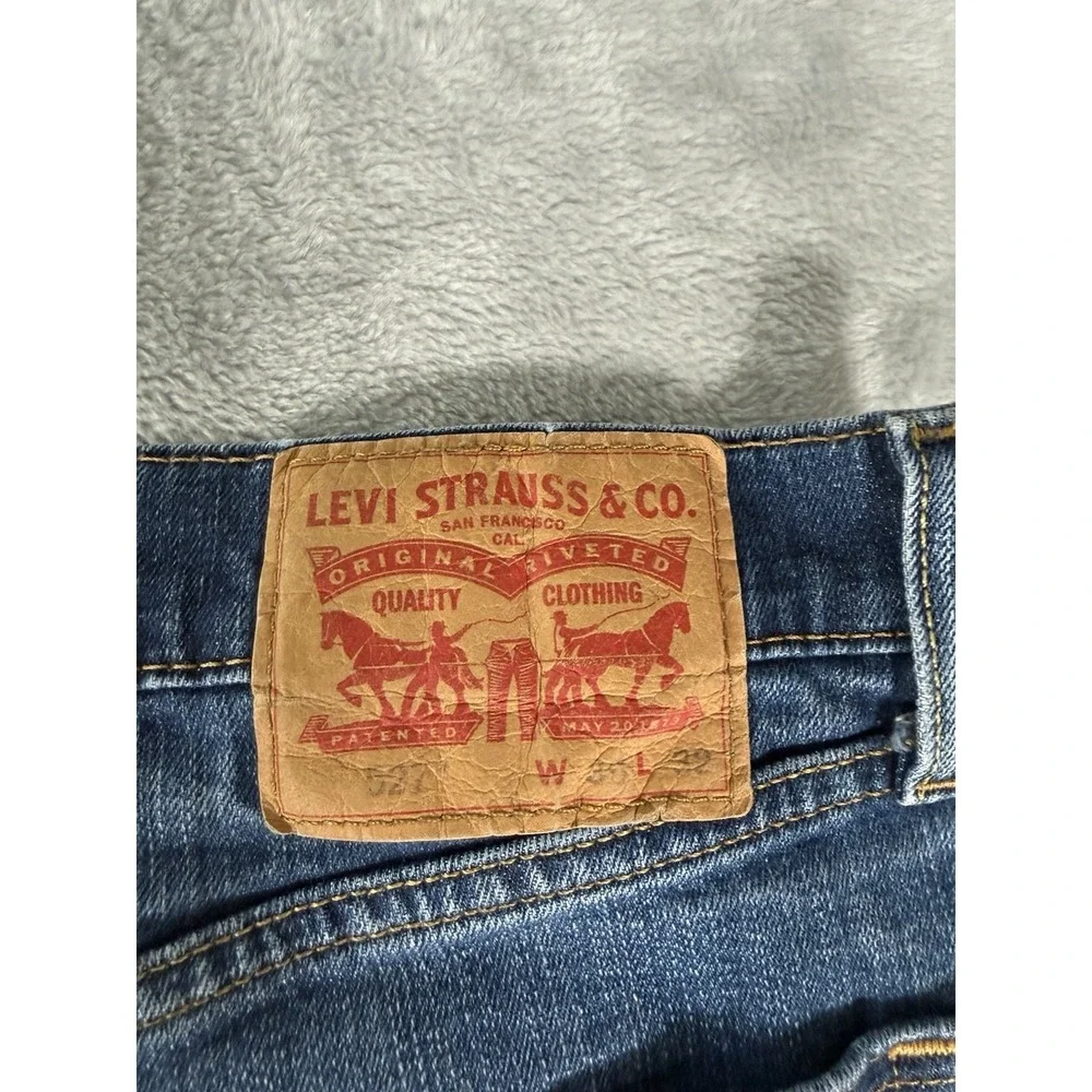 Levis 527 Jeans Men's 36x32 Blue Denim Bootcut Western